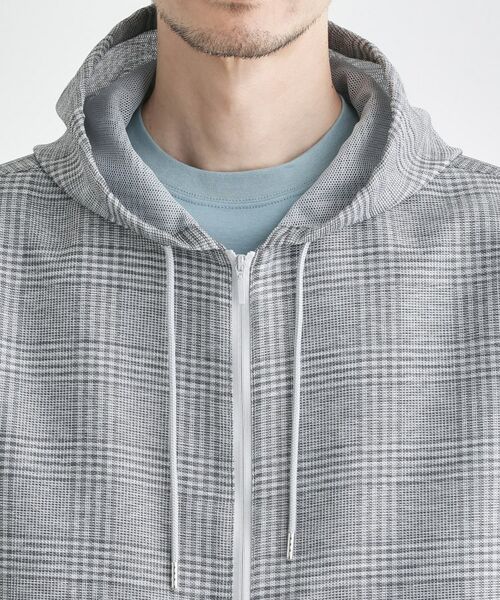 TAKEO KIKUCHI / タケオキクチ パーカー | 【軽羽織】カラミ織り フード羽織りシャツ | 詳細5