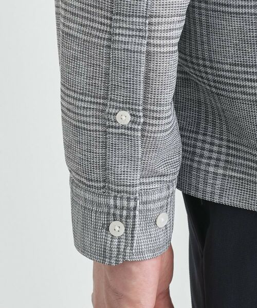 TAKEO KIKUCHI / タケオキクチ パーカー | 【軽羽織】カラミ織り フード羽織りシャツ | 詳細9