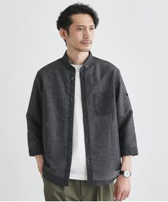 TAKEO KIKUCHI / タケオキクチ シャツ・ブラウス | 【Sサイズ～】カラミ織り 7分袖シャツ