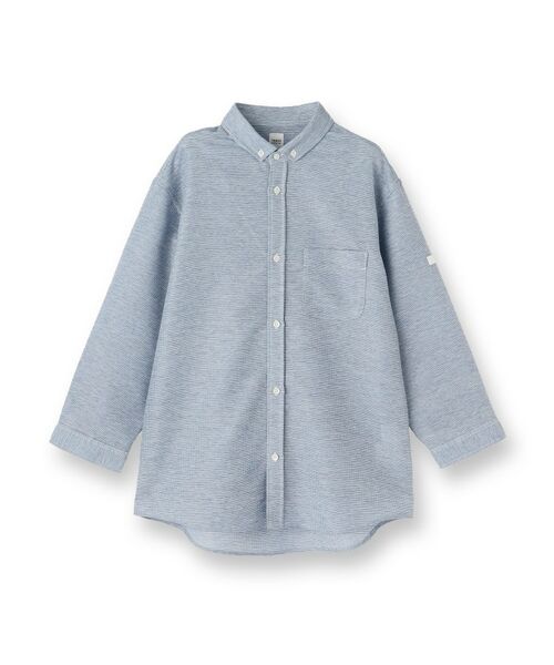 TAKEO KIKUCHI / タケオキクチ シャツ・ブラウス | 【Sサイズ～】カラミ織り 7分袖シャツ | 詳細1