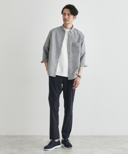 TAKEO KIKUCHI / タケオキクチ シャツ・ブラウス | 【Sサイズ～】カラミ織り 7分袖シャツ | 詳細12