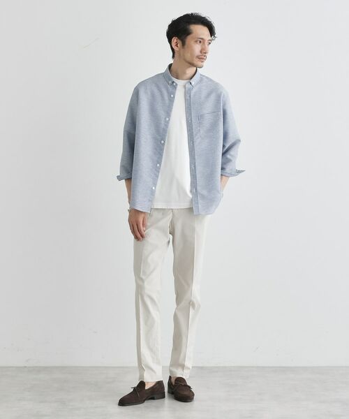 TAKEO KIKUCHI / タケオキクチ シャツ・ブラウス | 【Sサイズ～】カラミ織り 7分袖シャツ | 詳細16