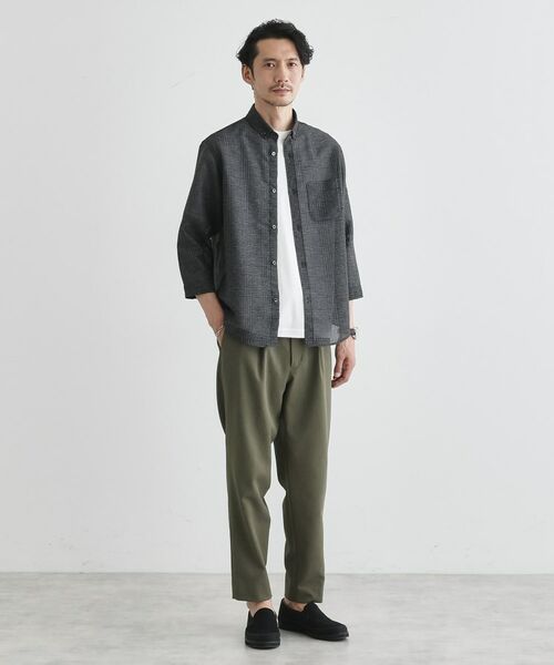 TAKEO KIKUCHI / タケオキクチ シャツ・ブラウス | 【Sサイズ～】カラミ織り 7分袖シャツ | 詳細25