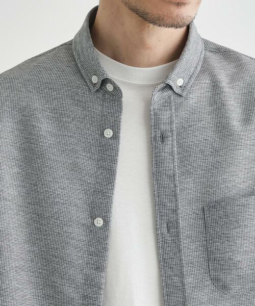 TAKEO KIKUCHI / タケオキクチ シャツ・ブラウス | 【Sサイズ～】カラミ織り 7分袖シャツ | 詳細27