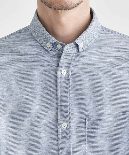 TAKEO KIKUCHI / タケオキクチ シャツ・ブラウス | 【Sサイズ～】カラミ織り 7分袖シャツ | 詳細5