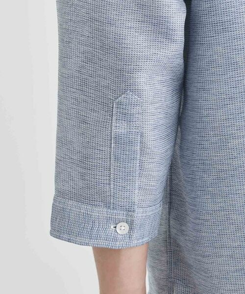 TAKEO KIKUCHI / タケオキクチ シャツ・ブラウス | 【Sサイズ～】カラミ織り 7分袖シャツ | 詳細7