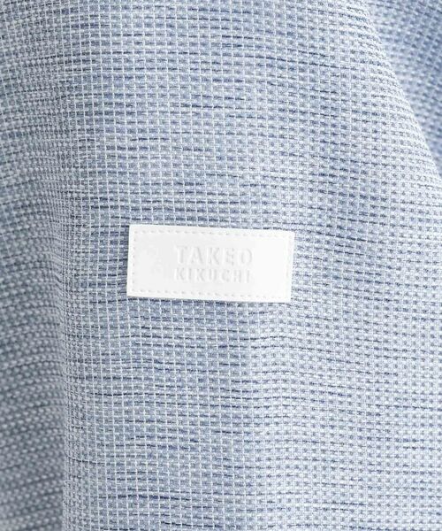 TAKEO KIKUCHI / タケオキクチ シャツ・ブラウス | 【Sサイズ～】カラミ織り 7分袖シャツ | 詳細9