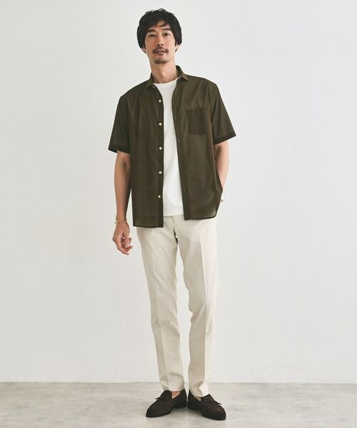 TAKEO KIKUCHI / タケオキクチ シャツ・ブラウス | ローン半袖シャツ | 詳細10