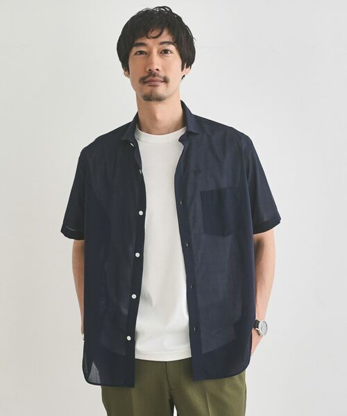 TAKEO KIKUCHI / タケオキクチ シャツ・ブラウス | ローン半袖シャツ | 詳細13