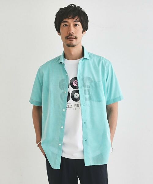 TAKEO KIKUCHI / タケオキクチ シャツ・ブラウス | ローン半袖シャツ | 詳細17