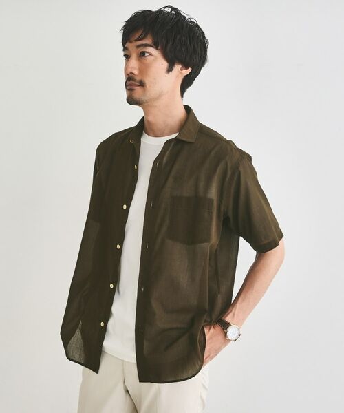 TAKEO KIKUCHI / タケオキクチ シャツ・ブラウス | ローン半袖シャツ | 詳細9