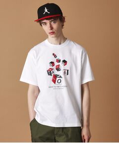 TAKEO KIKUCHI / タケオキクチ Tシャツ | 【Sサイズ～】キューブグラフィック半袖Tシャツ