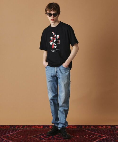TAKEO KIKUCHI / タケオキクチ Tシャツ | 【Sサイズ～】キューブグラフィック半袖Tシャツ | 詳細14
