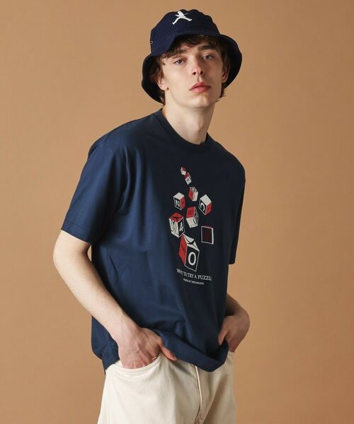 TAKEO KIKUCHI / タケオキクチ Tシャツ | 【Sサイズ～】キューブグラフィック半袖Tシャツ | 詳細17
