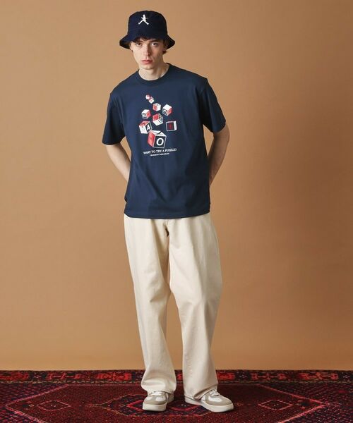 TAKEO KIKUCHI / タケオキクチ Tシャツ | 【Sサイズ～】キューブグラフィック半袖Tシャツ | 詳細18