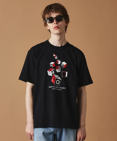 TAKEO KIKUCHI/タケオキクチ 【Sサイズ~】キューブグラフィック半袖Tシャツ ブラック(019) 04(LL) TAKEO KIKUCHI/タケオキクチ 【Sサイズ~】キューブグラフィック半袖Tシャツ ブラック(019) 04(LL)