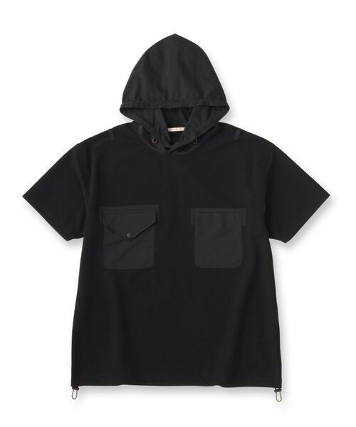 TAKEO KIKUCHI / タケオキクチ カットソー | フード付き半袖Tシャツ | 詳細1