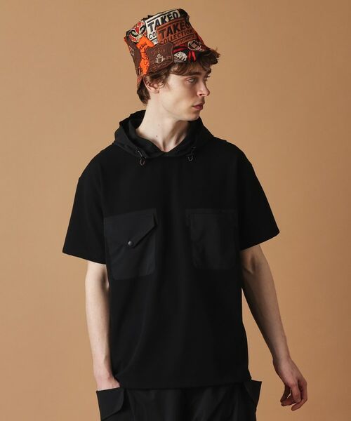 TAKEO KIKUCHI / タケオキクチ カットソー | フード付き半袖Tシャツ | 詳細14