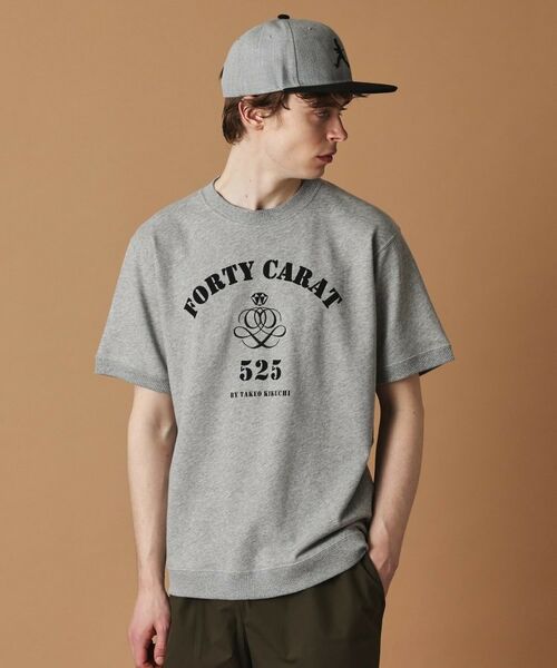 FORTY CARAT裏毛半袖Tシャツ （カットソー）｜TAKEO KIKUCHI