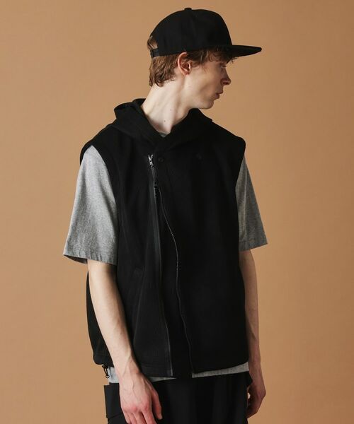 TAKEO KIKUCHI / タケオキクチ パーカー | メッシュダンボールノースリーブパーカ | 詳細12