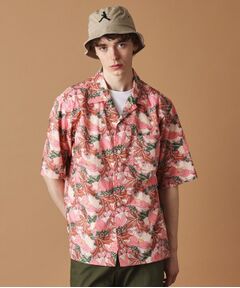 TAKEO KIKUCHI / タケオキクチ シャツ・ブラウス | 【Sサイズ～】フラワープリント半袖シャツ