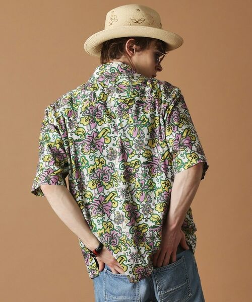TAKEO KIKUCHI / タケオキクチ シャツ・ブラウス | 【Sサイズ～】フラワープリント半袖シャツ | 詳細14