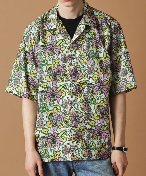 TAKEO KIKUCHI / タケオキクチ シャツ・ブラウス | 【Sサイズ～】フラワープリント半袖シャツ | 詳細2