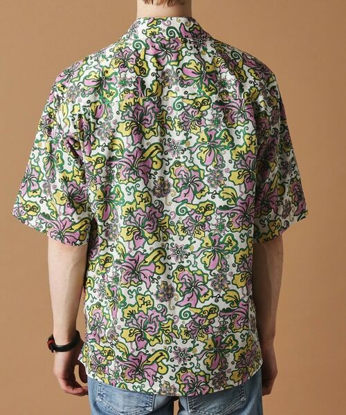 TAKEO KIKUCHI / タケオキクチ シャツ・ブラウス | 【Sサイズ～】フラワープリント半袖シャツ | 詳細4