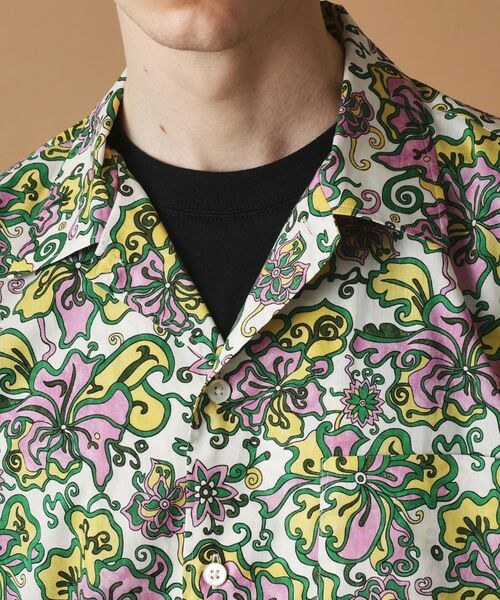 TAKEO KIKUCHI / タケオキクチ シャツ・ブラウス | 【Sサイズ～】フラワープリント半袖シャツ | 詳細5