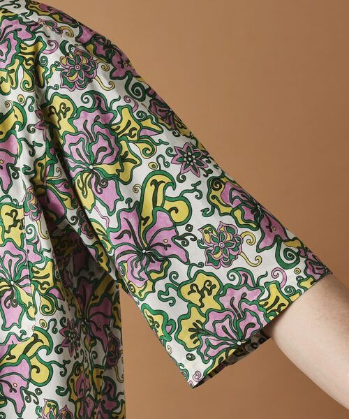 TAKEO KIKUCHI / タケオキクチ シャツ・ブラウス | 【Sサイズ～】フラワープリント半袖シャツ | 詳細6