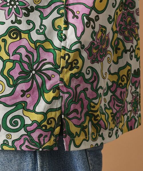 TAKEO KIKUCHI / タケオキクチ シャツ・ブラウス | 【Sサイズ～】フラワープリント半袖シャツ | 詳細7