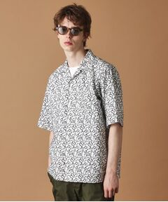 TAKEO KIKUCHI / タケオキクチ シャツ・ブラウス | 数字エンブロイダリー半袖シャツ