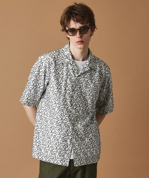 TAKEO KIKUCHI / タケオキクチ シャツ・ブラウス | 数字エンブロイダリー半袖シャツ | 詳細10