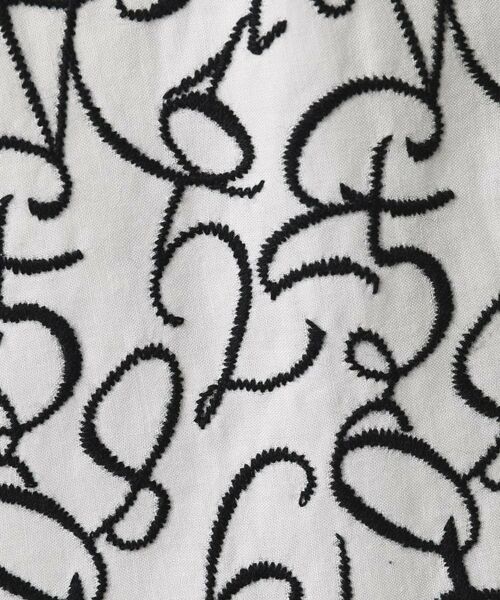 TAKEO KIKUCHI / タケオキクチ シャツ・ブラウス | 数字エンブロイダリー半袖シャツ | 詳細13