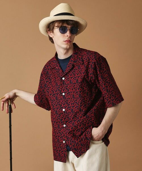 TAKEO KIKUCHI / タケオキクチ シャツ・ブラウス | 数字エンブロイダリー半袖シャツ | 詳細14