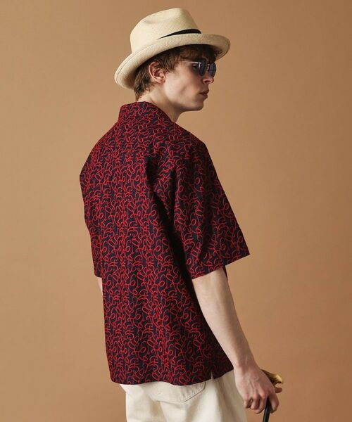 TAKEO KIKUCHI / タケオキクチ シャツ・ブラウス | 数字エンブロイダリー半袖シャツ | 詳細15