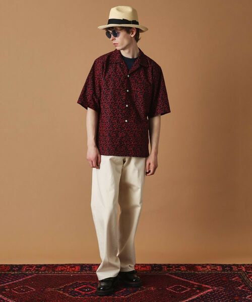 TAKEO KIKUCHI / タケオキクチ シャツ・ブラウス | 数字エンブロイダリー半袖シャツ | 詳細16