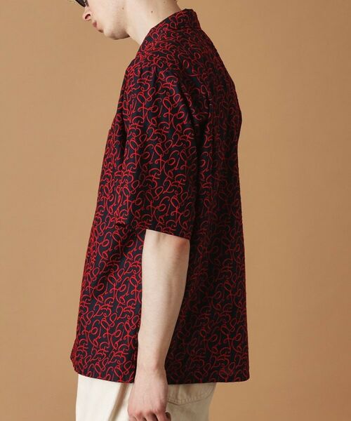 TAKEO KIKUCHI / タケオキクチ シャツ・ブラウス | 数字エンブロイダリー半袖シャツ | 詳細3