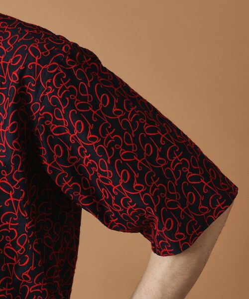 TAKEO KIKUCHI / タケオキクチ シャツ・ブラウス | 数字エンブロイダリー半袖シャツ | 詳細6