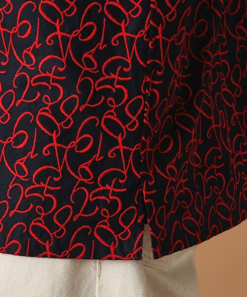 TAKEO KIKUCHI / タケオキクチ シャツ・ブラウス | 数字エンブロイダリー半袖シャツ | 詳細8