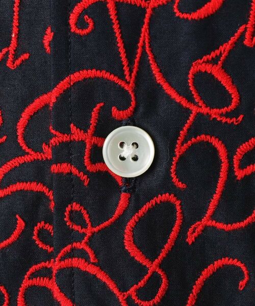 TAKEO KIKUCHI / タケオキクチ シャツ・ブラウス | 数字エンブロイダリー半袖シャツ | 詳細9