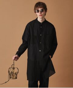 TAKEO KIKUCHI / タケオキクチ Tシャツ | 綿ラミーシアーロングシャツ