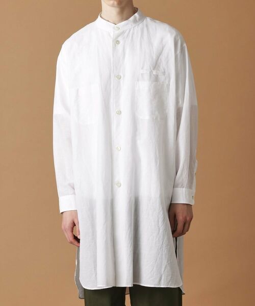 TAKEO KIKUCHI / タケオキクチ Tシャツ | 綿ラミーシアーロングシャツ | 詳細2