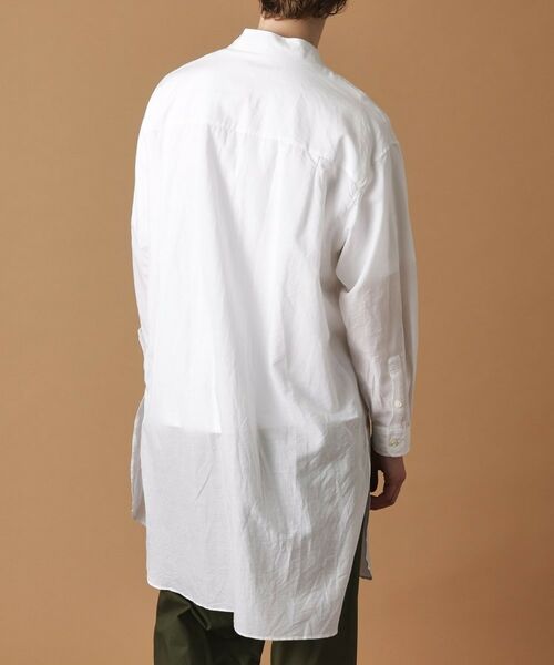 TAKEO KIKUCHI / タケオキクチ Tシャツ | 綿ラミーシアーロングシャツ | 詳細4