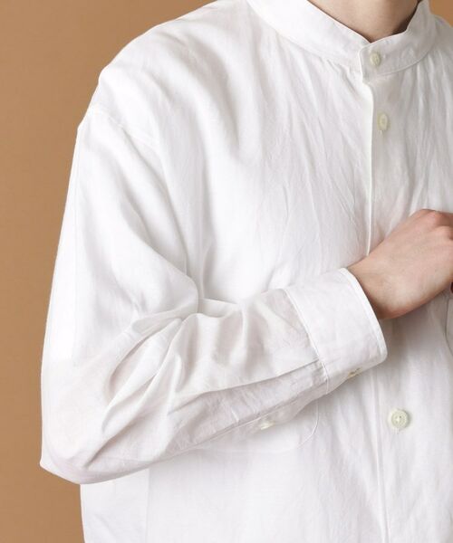 TAKEO KIKUCHI / タケオキクチ Tシャツ | 綿ラミーシアーロングシャツ | 詳細6