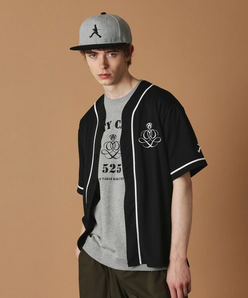 TAKEO KIKUCHI / タケオキクチ シャツ・ブラウス | 40CARATSベースボールシャツ(ブラック(019))