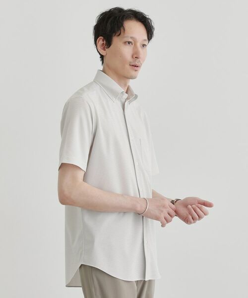 TAKEO KIKUCHI / タケオキクチ シャツ・ブラウス | ユーティリティ ピンヘッド 半袖シャツ | 詳細10