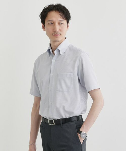 TAKEO KIKUCHI / タケオキクチ シャツ・ブラウス | ユーティリティ ピンヘッド 半袖シャツ | 詳細21