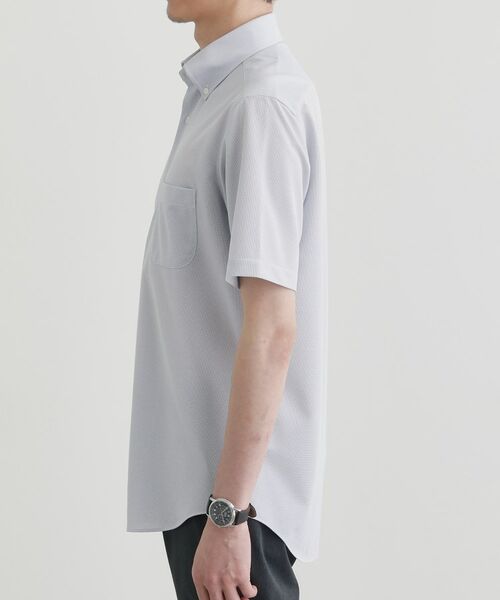 TAKEO KIKUCHI / タケオキクチ シャツ・ブラウス | ユーティリティ ピンヘッド 半袖シャツ | 詳細3