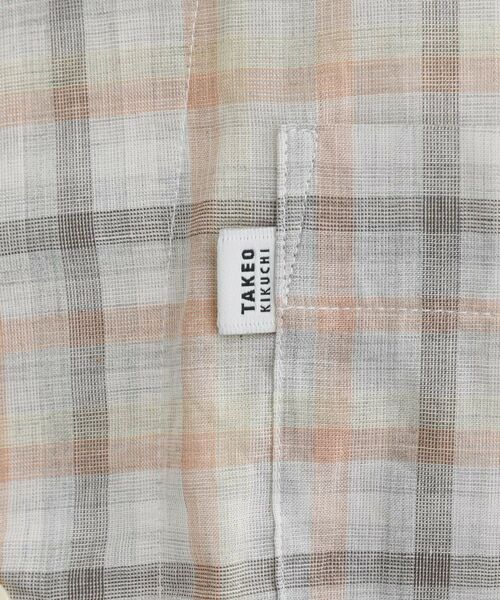 TAKEO KIKUCHI / タケオキクチ ルームウェア | ギンガムチェックテーラードパジャマ | 詳細10